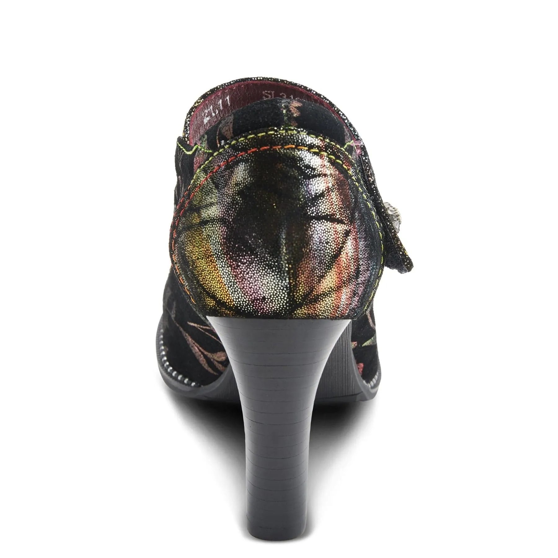 L'Artiste Women's Showy Pumps- Black Multi