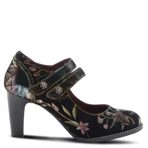 L'Artiste Women's Showy Pumps- Black Multi