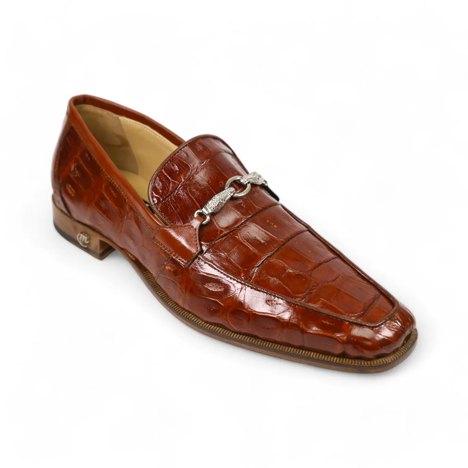 Mauri 4800/5 Men's Shoes Exotic Crocodile Horsebit Loafers (MA5652)