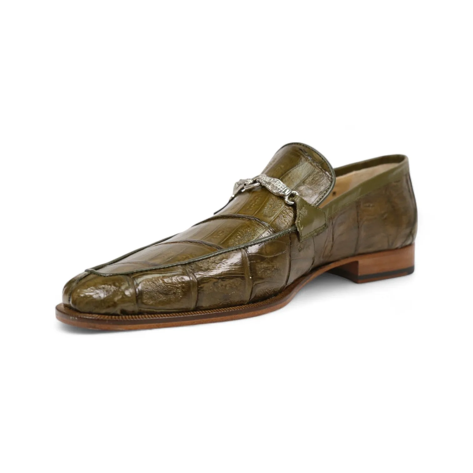 Mauri 4800/5 Men's Shoes Exotic Crocodile Horsebit Loafers (MA5652)