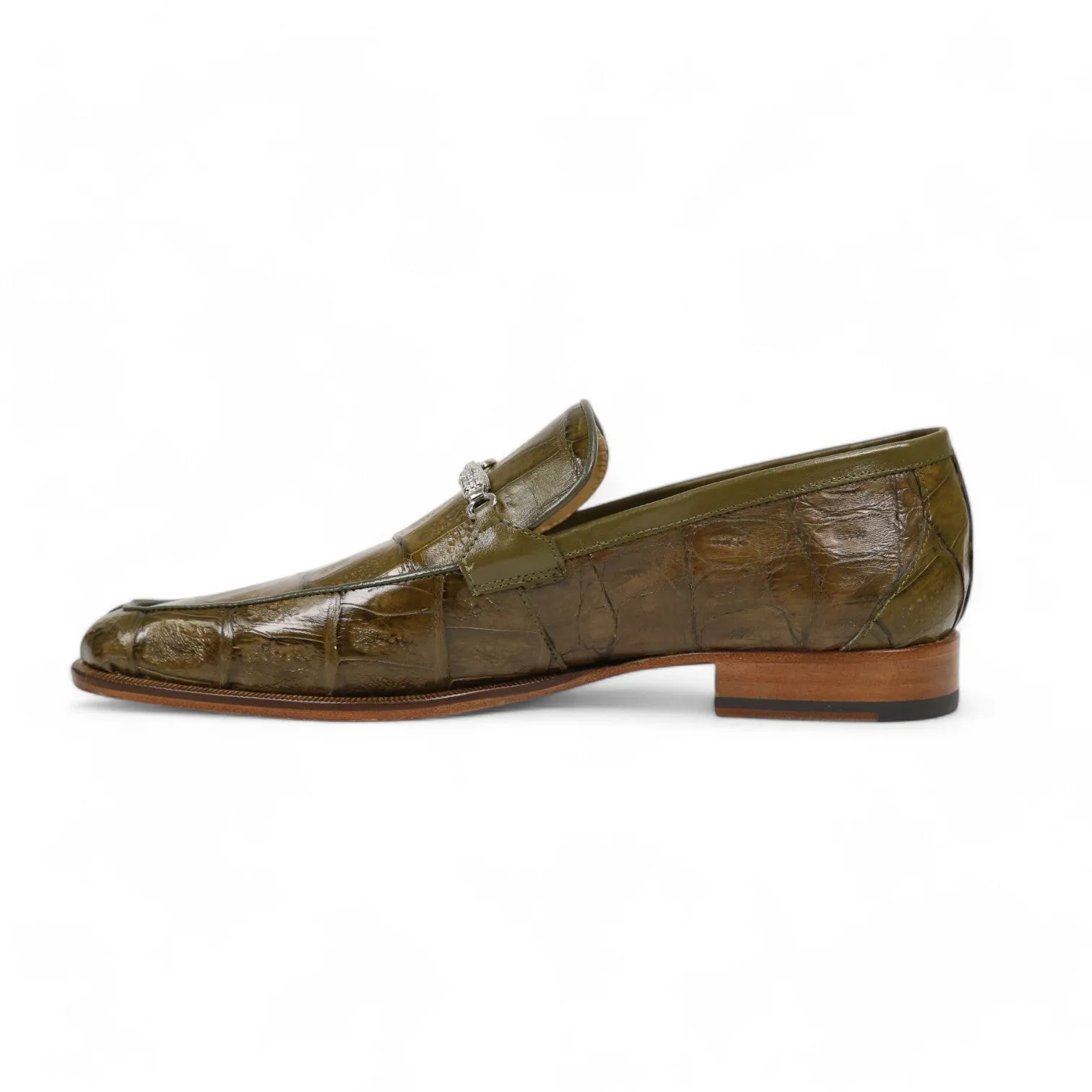Mauri 4800/5 Men's Shoes Exotic Crocodile Horsebit Loafers (MA5652)