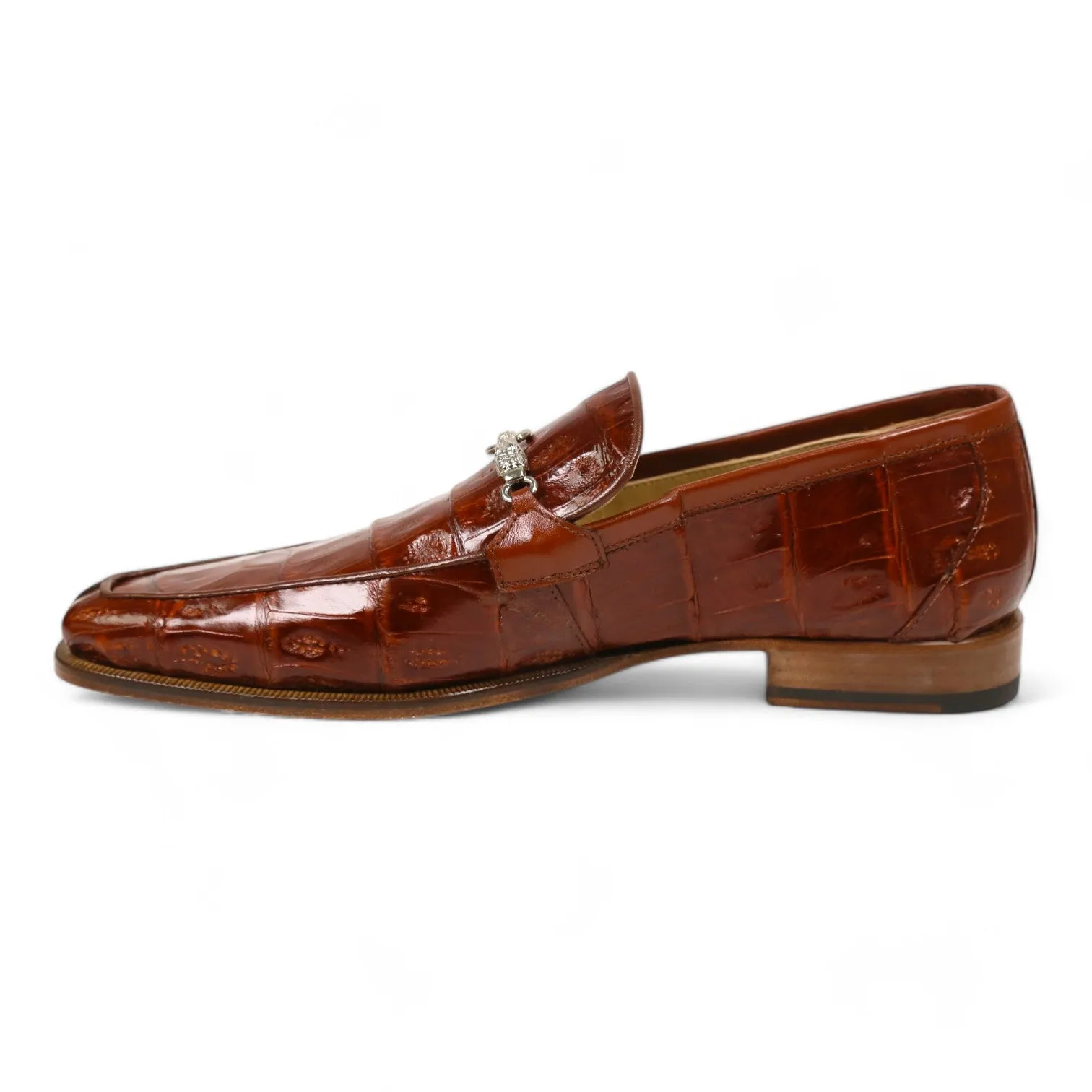 Mauri 4800/5 Men's Shoes Exotic Crocodile Horsebit Loafers (MA5652)