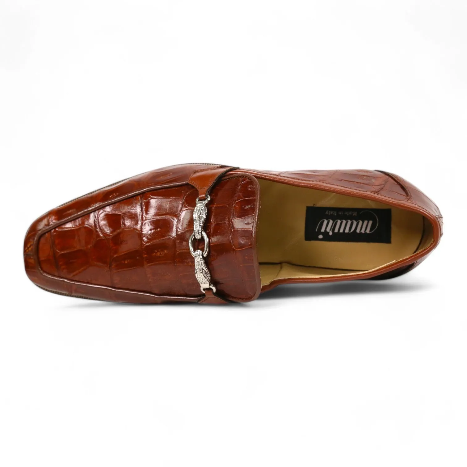Mauri 4800/5 Men's Shoes Exotic Crocodile Horsebit Loafers (MA5652)