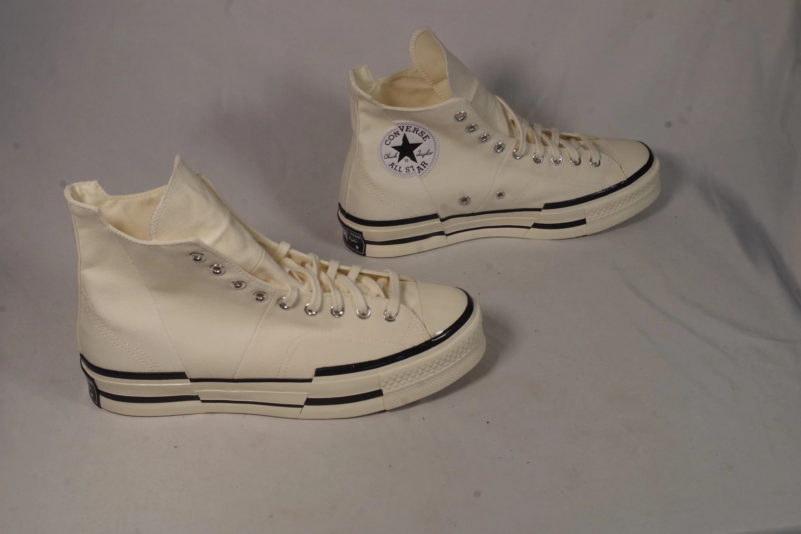 New White Converse All Star Chuck Taylor 70 Plus High Tops - Size 12
