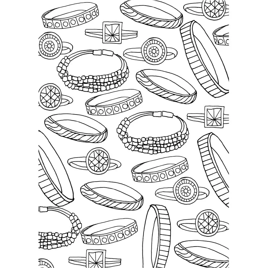 Portable Coloring Book: Fashion