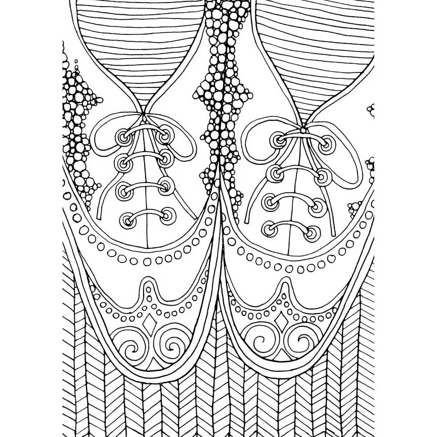 Portable Coloring Book: Fashion