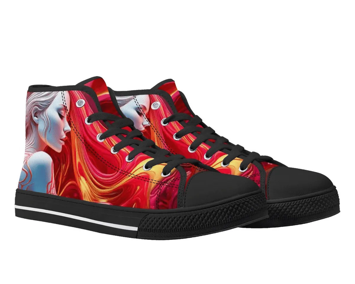 Red Ariel High Tops