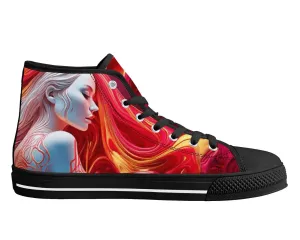 Red Ariel High Tops