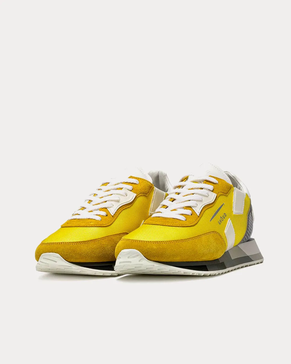 Rush Reflective Yellow Low Top Sneakers