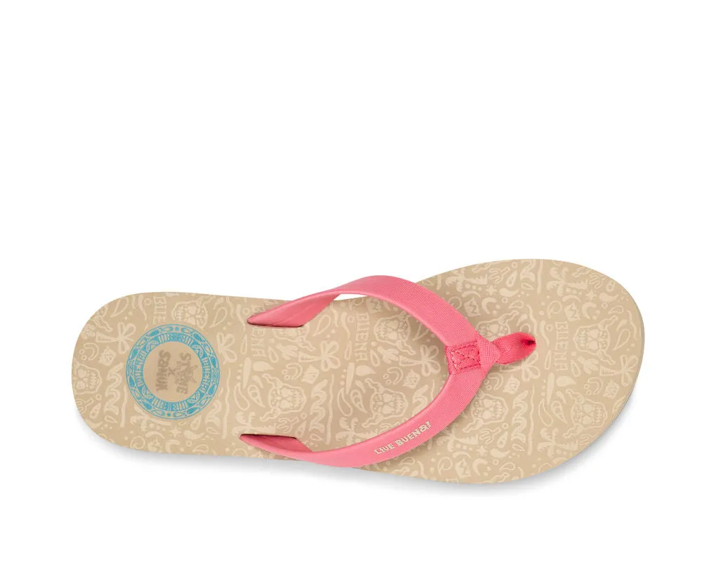 Sanuk Ashland St x Stone Pink Flip Flop