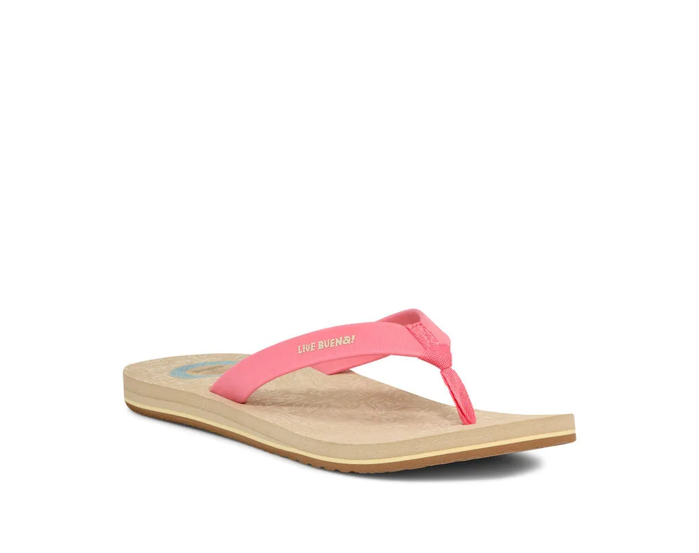 Sanuk Ashland St x Stone Pink Flip Flop