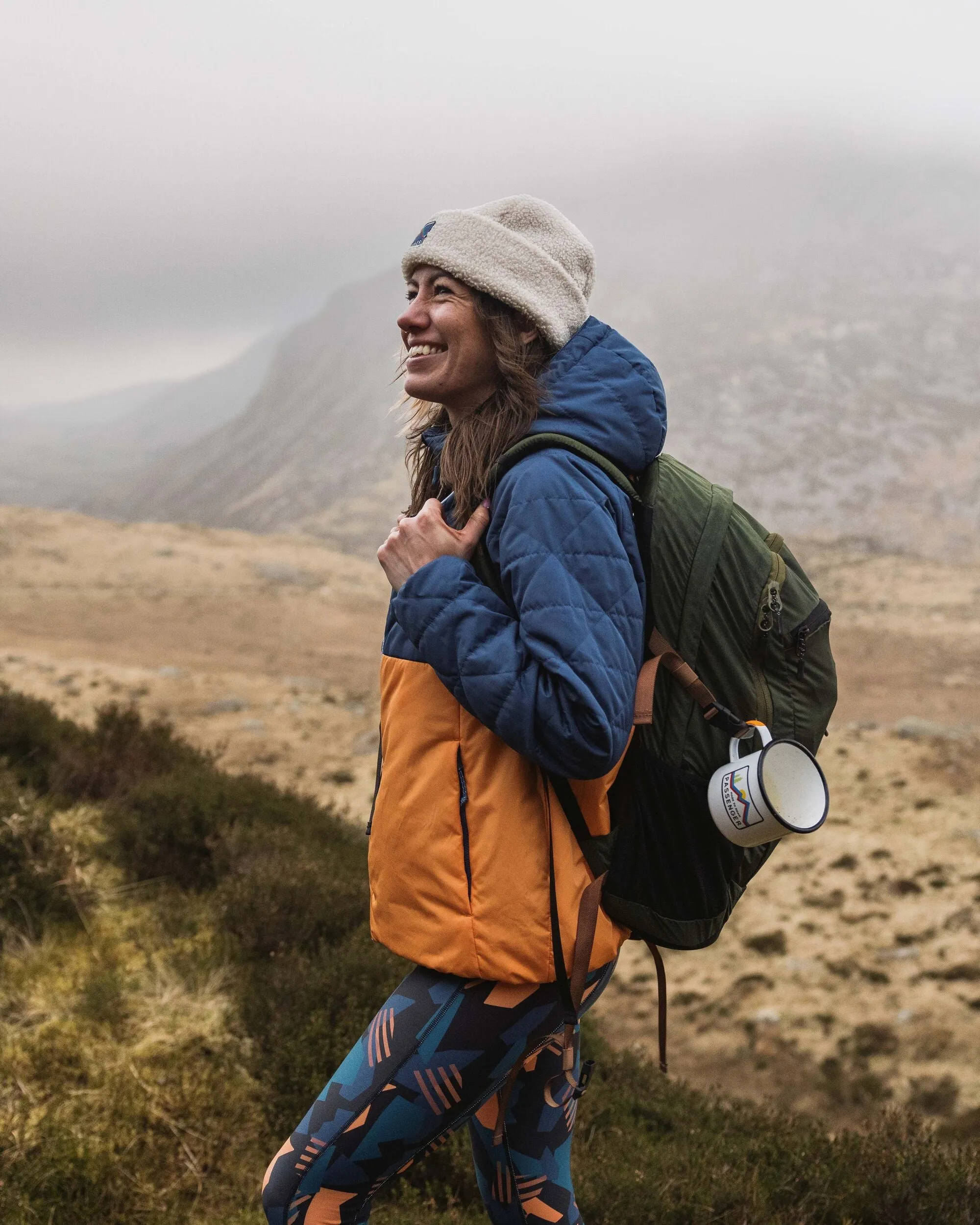 Singletrack Recycled Thermore Insulated Jacket - Dark Denim/ Apricot