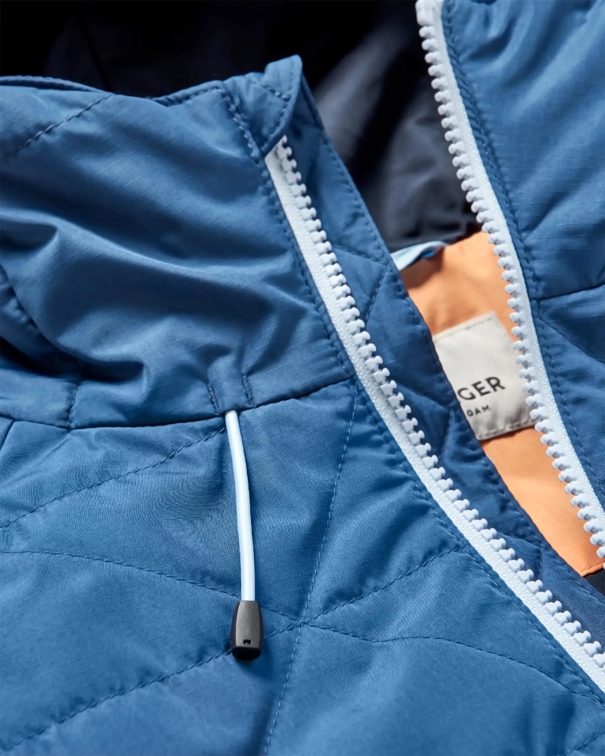 Singletrack Recycled Thermore Insulated Jacket - Dark Denim/ Apricot