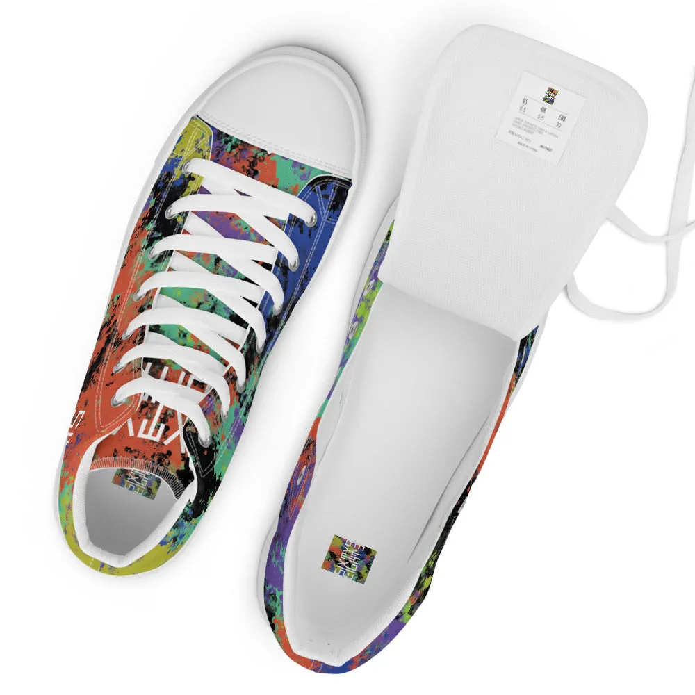 Sixty Eight 93 Logo White Fusion #1 Men's High Top Shoes