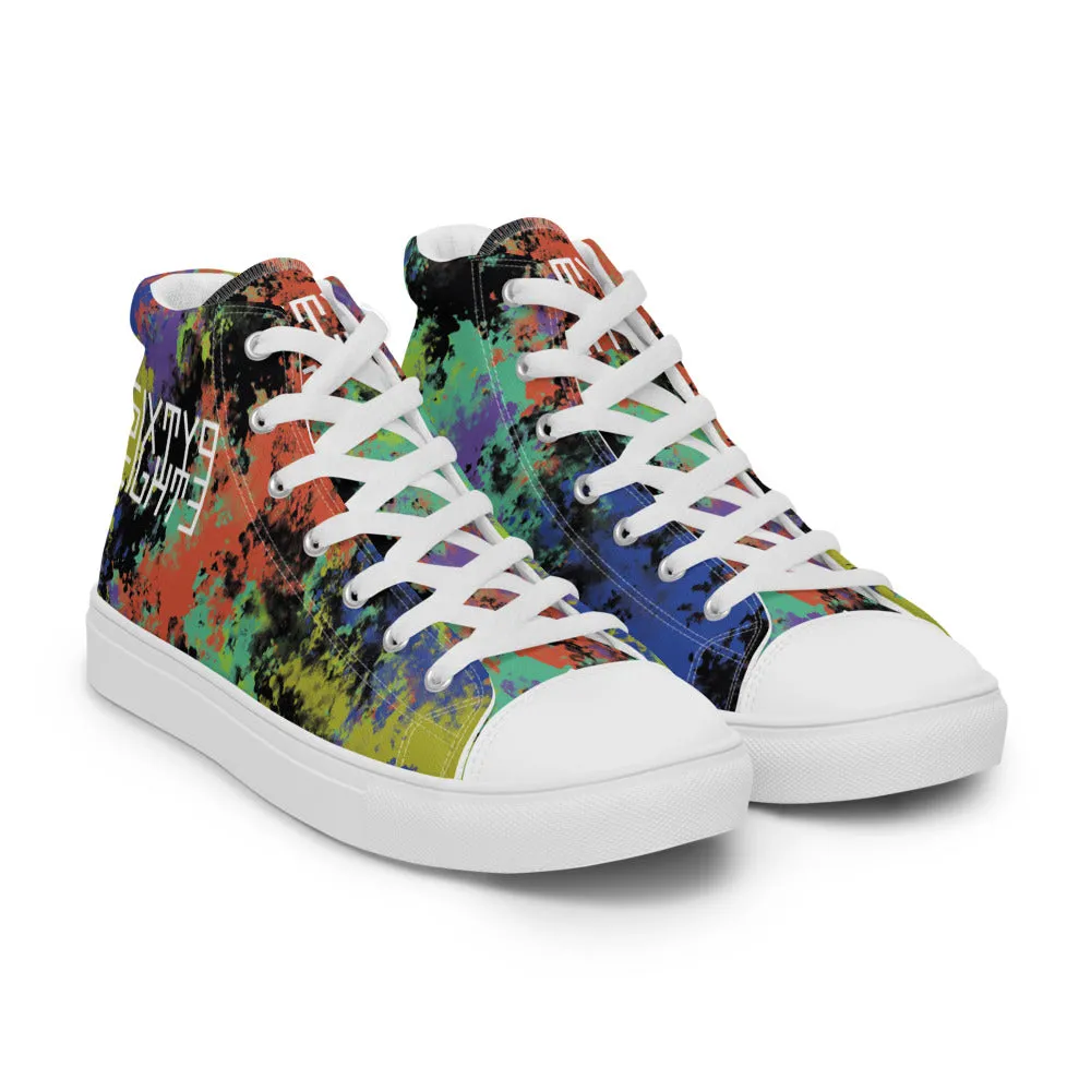 Sixty Eight 93 Logo White Fusion #1 Men's High Top Shoes