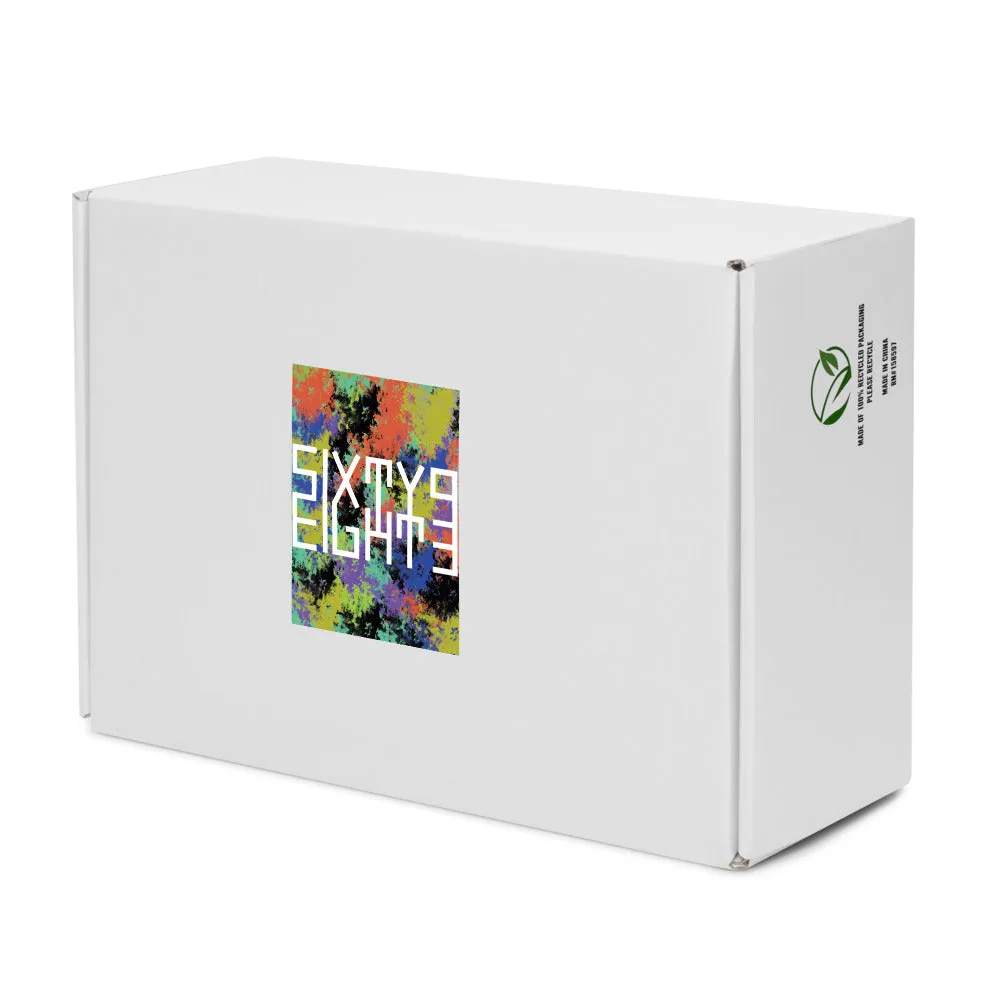Sixty Eight 93 Logo White Fusion #1 Men's High Top Shoes