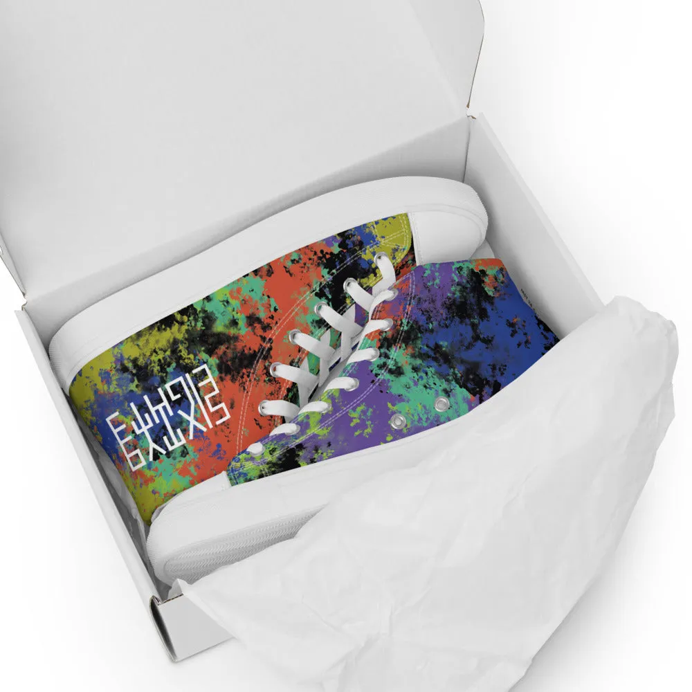 Sixty Eight 93 Logo White Fusion #1 Men's High Top Shoes