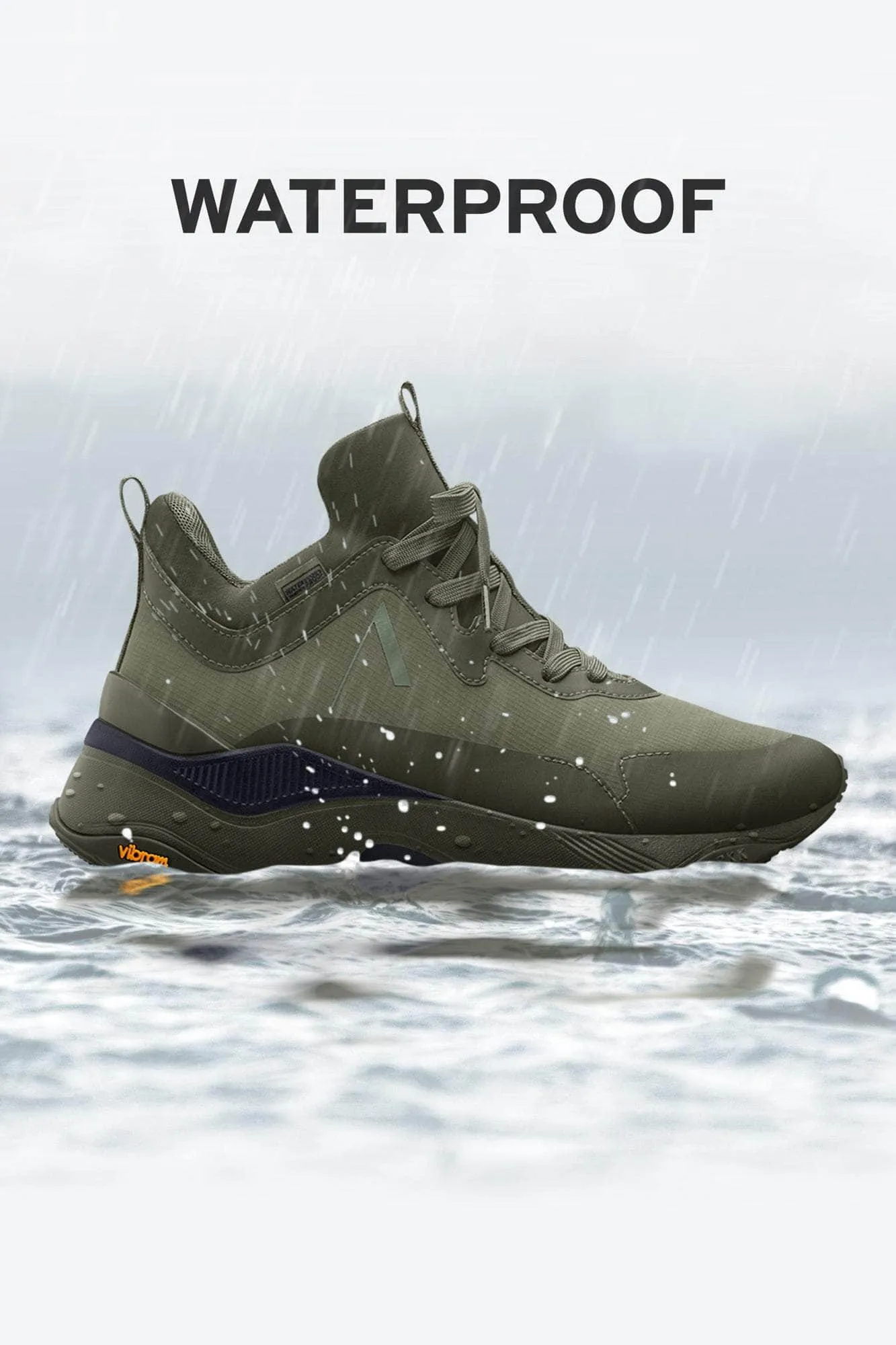 Stormrydr Nylon HL Vulkn Vibram | Dark Army Midnight | Men
