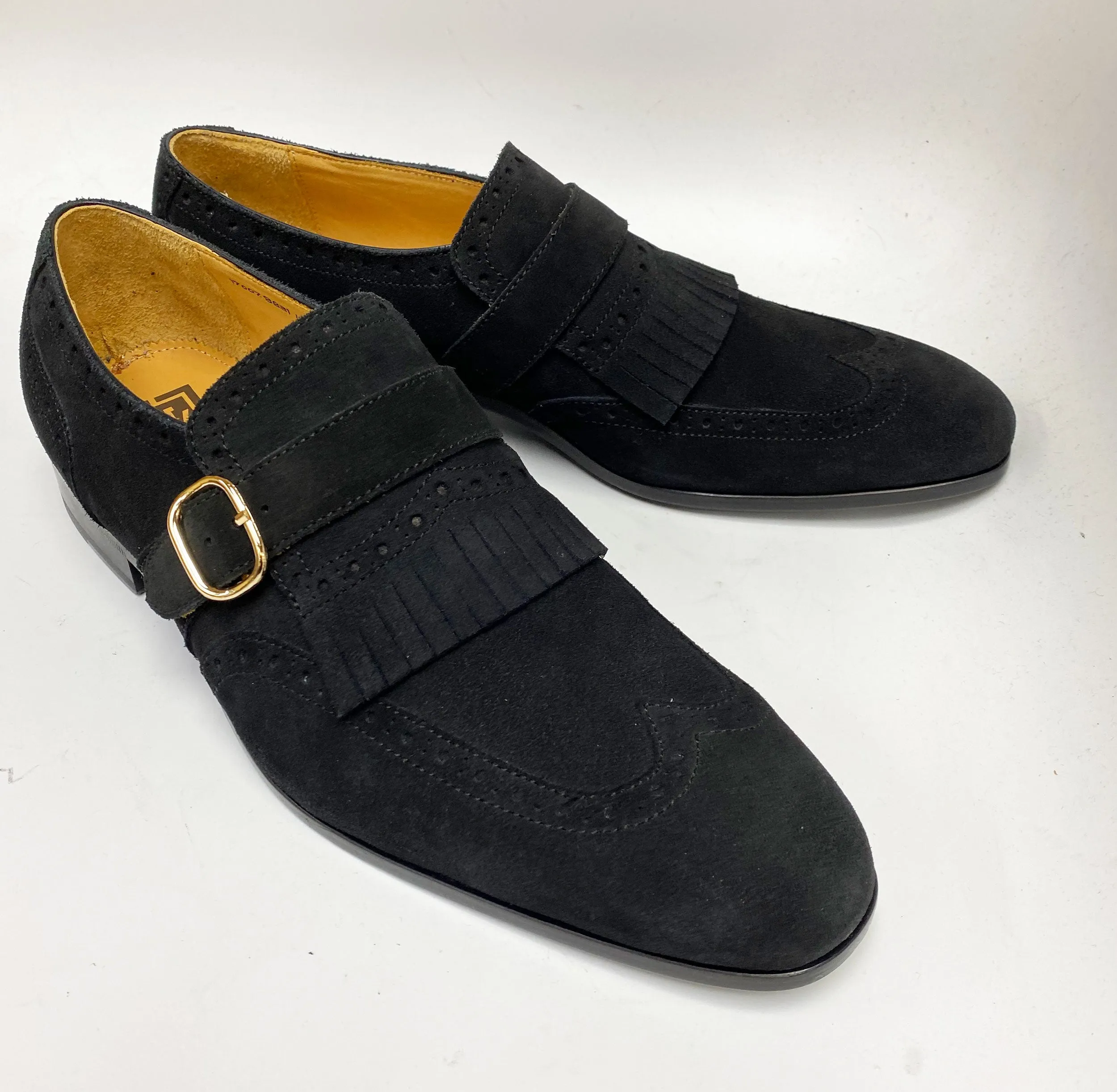 Supple Suede Slip-On Shoe Black