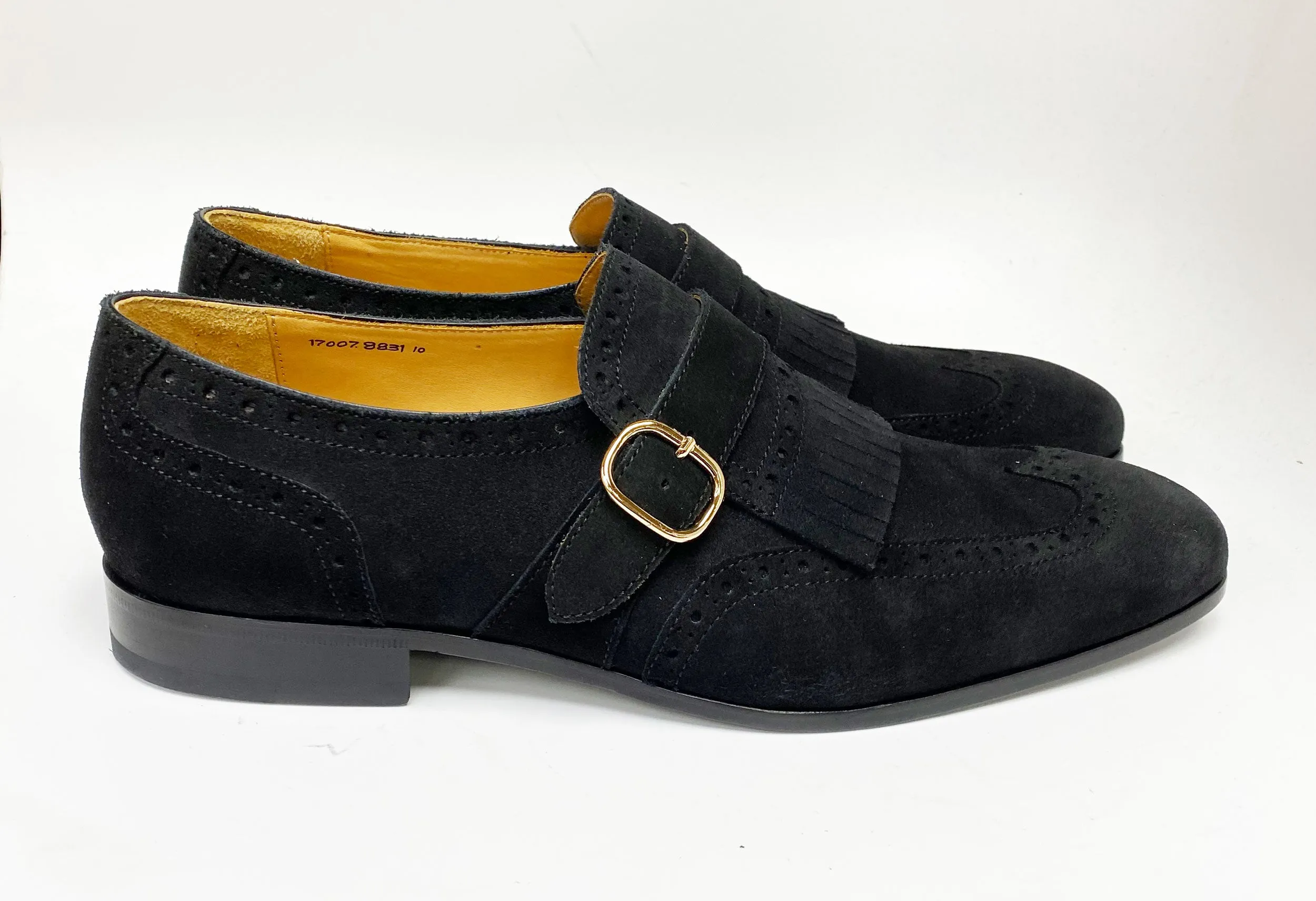 Supple Suede Slip-On Shoe Black