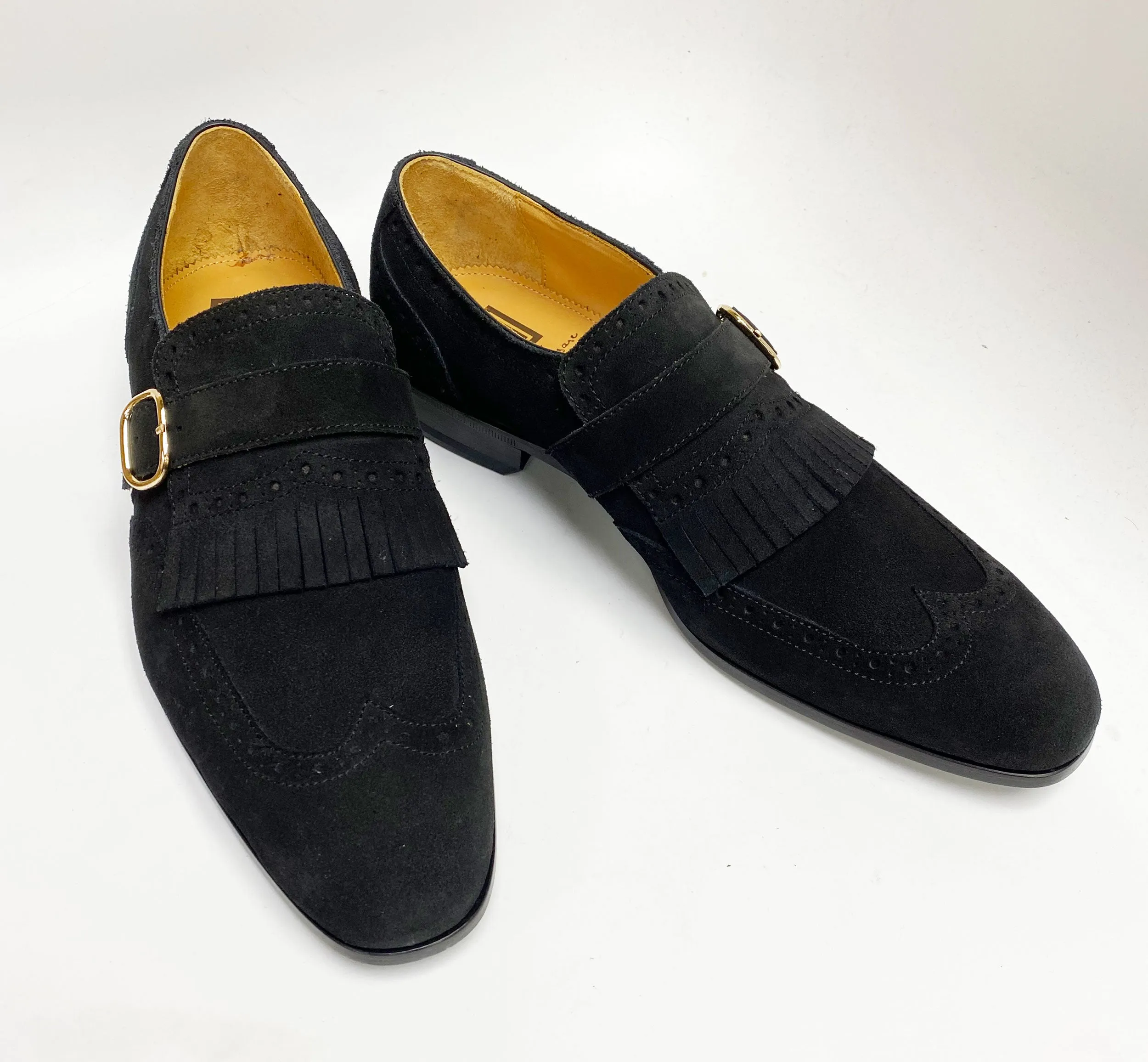 Supple Suede Slip-On Shoe Black